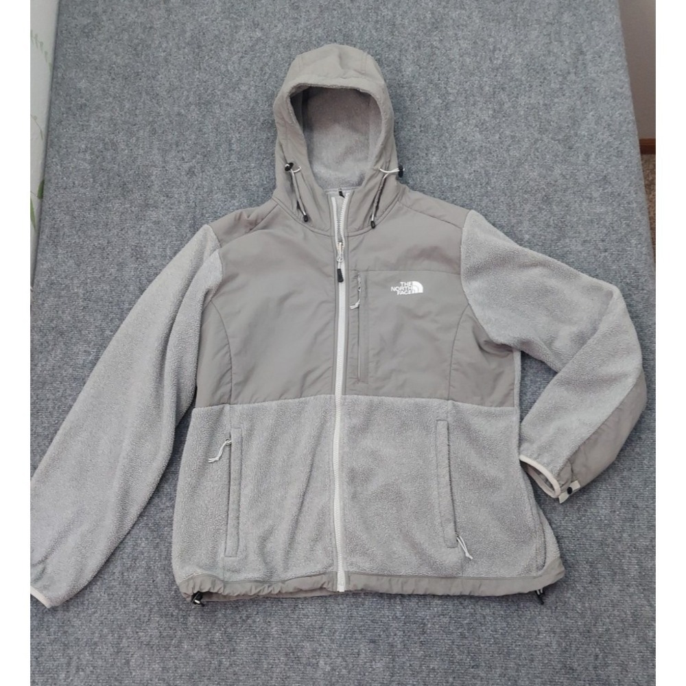 The North Face Women's Gray Fleece Hooded Jacket